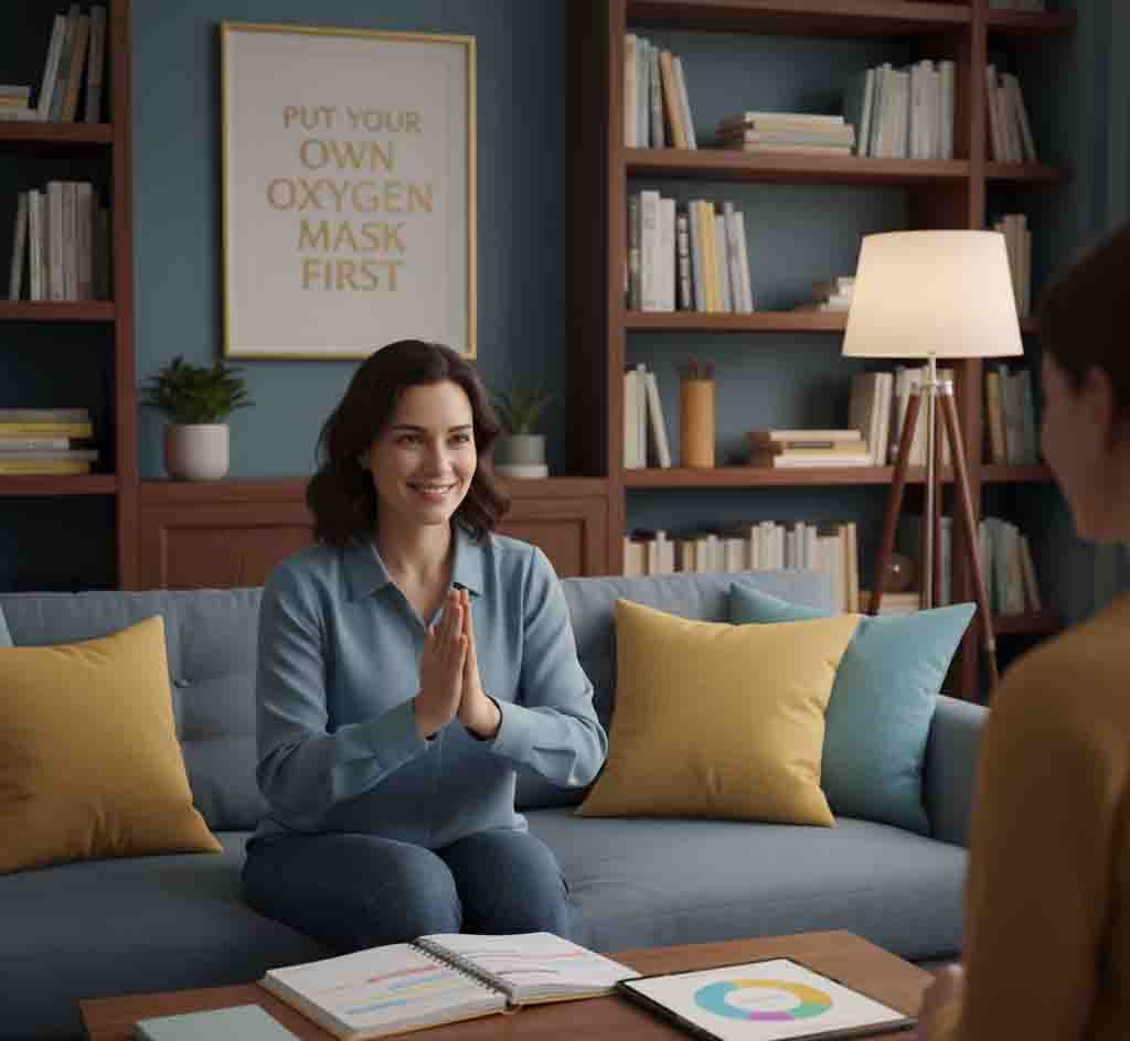 ESFJ establishing healthy relationship boundaries daily life scene