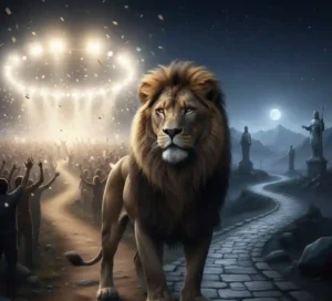 Leo resilience choosing legacy over temporary applause symbolic illustration
