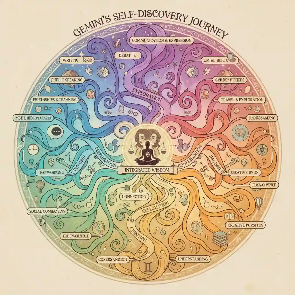 Gemini self-discovery mind map multiple pathways