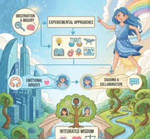 Aquarius self-discovery path observation to integration flowchart
